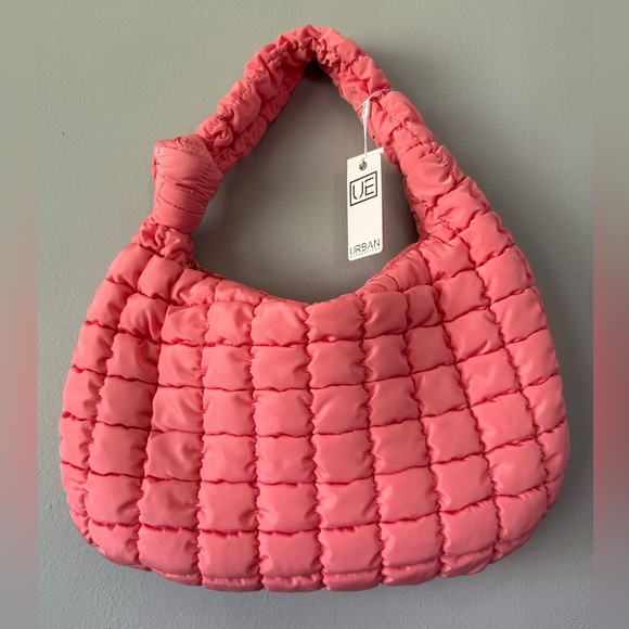 Urban Expressions Handbags - Urban Expressions Pink Quilted Shoulder Bag